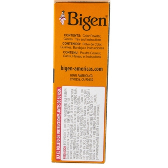 Bigen Permanent Powder Hair Color Oriental Black - Picture 5 of 6